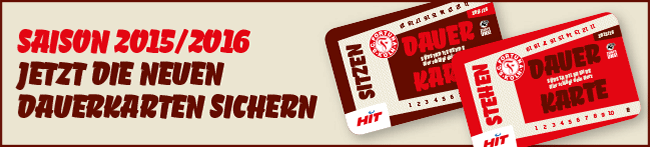 Dauerkarten 2015/2016 kaufen