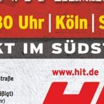 Fortuna Köln wirbt großflächig für das Heimspiel gegen den WSV